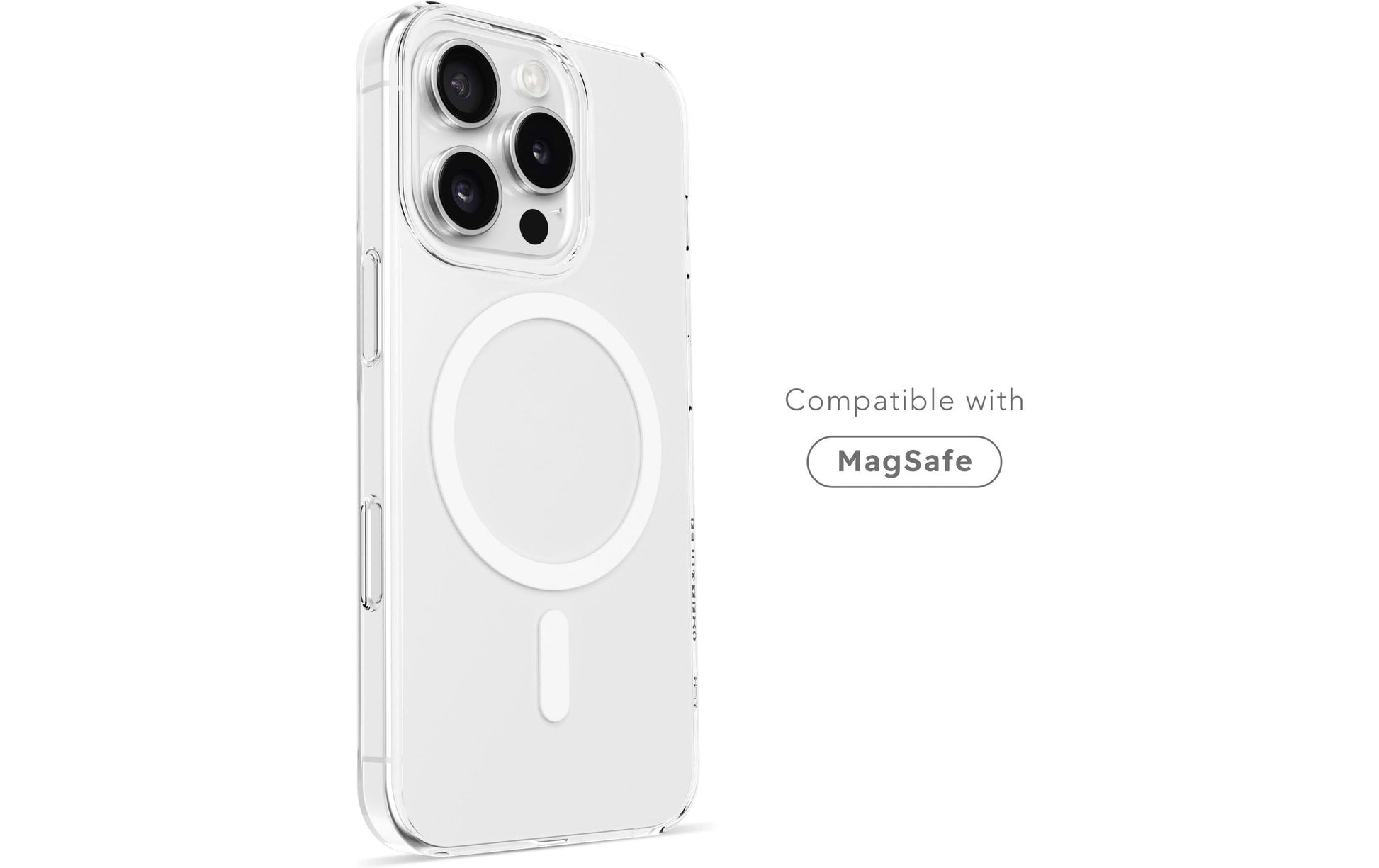 Vonmählen Backcover – für Apple iPhone 16 Pro Max, MagSafe, Gehärtetes Glas, Transparent