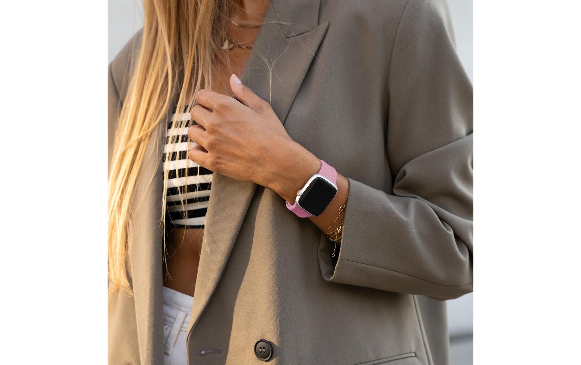Vonmählen Classic Band 2 – Cherry Blossom, für Apple Watch