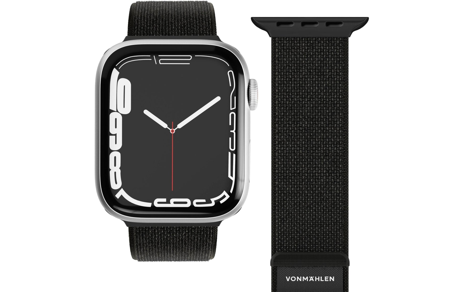 Vonmählen Fitness Loop 2 – Armband Schwarz, für Apple Watch 44–49 mm