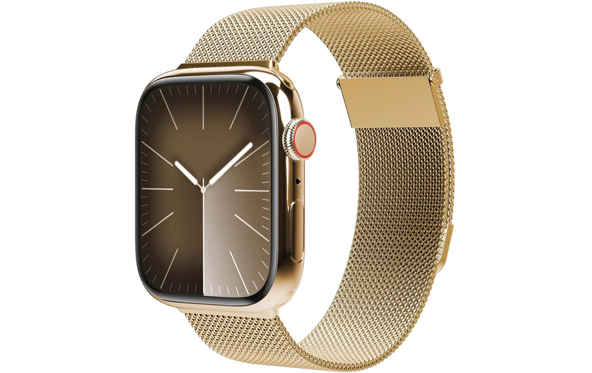 Vonmählen Milanese Loop 2 – Armband – für Apple Watch (diverse Grössen), Gold, Edelstahl