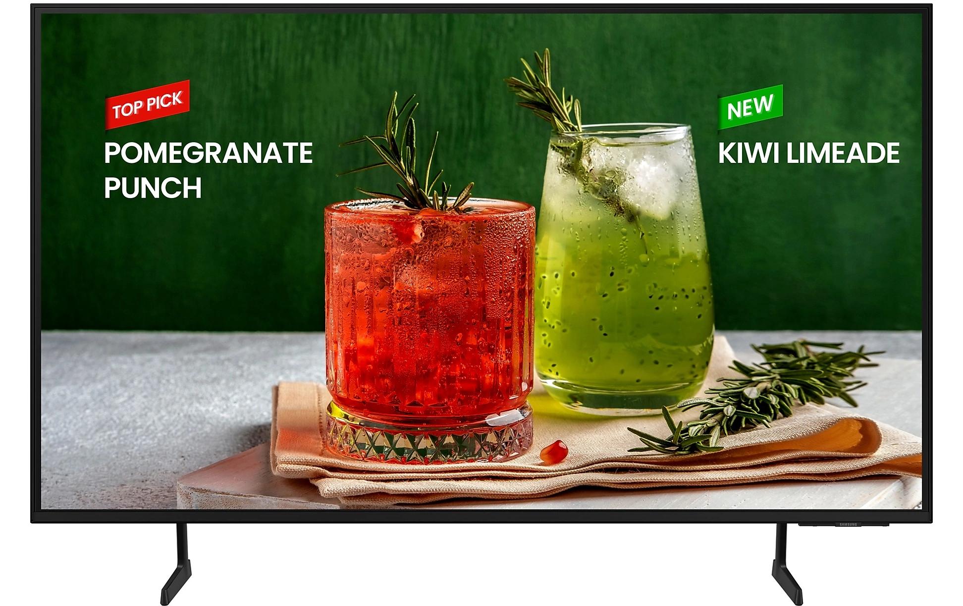 Samsung BE65D-H – Commercial Display-TV, 65", Ultra HD 4K, 300 cd/m²