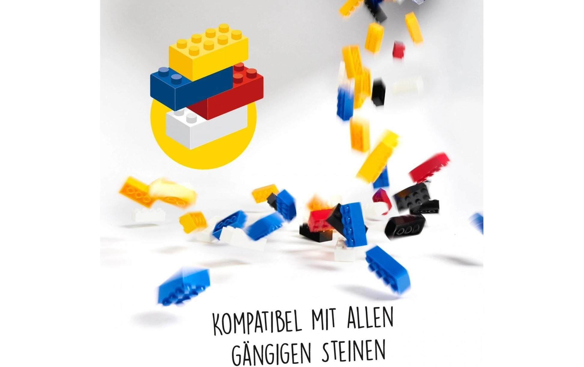 Simba Toys BLOX Einzelbausteine – 500-teilig – ab 3 Jahren – Kunststoff – Blau