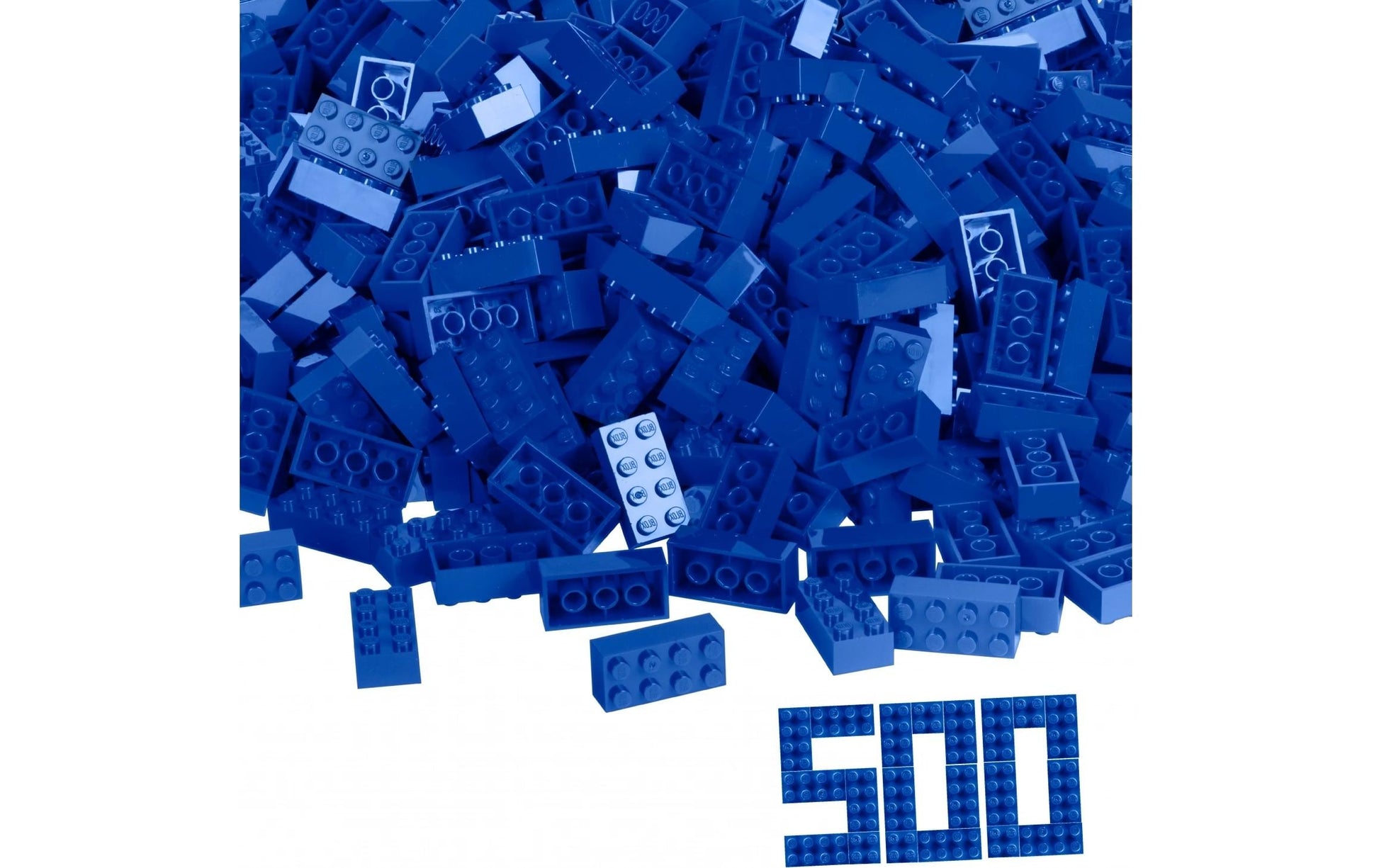 Simba Toys BLOX Einzelbausteine – 500-teilig – ab 3 Jahren – Kunststoff – Blau