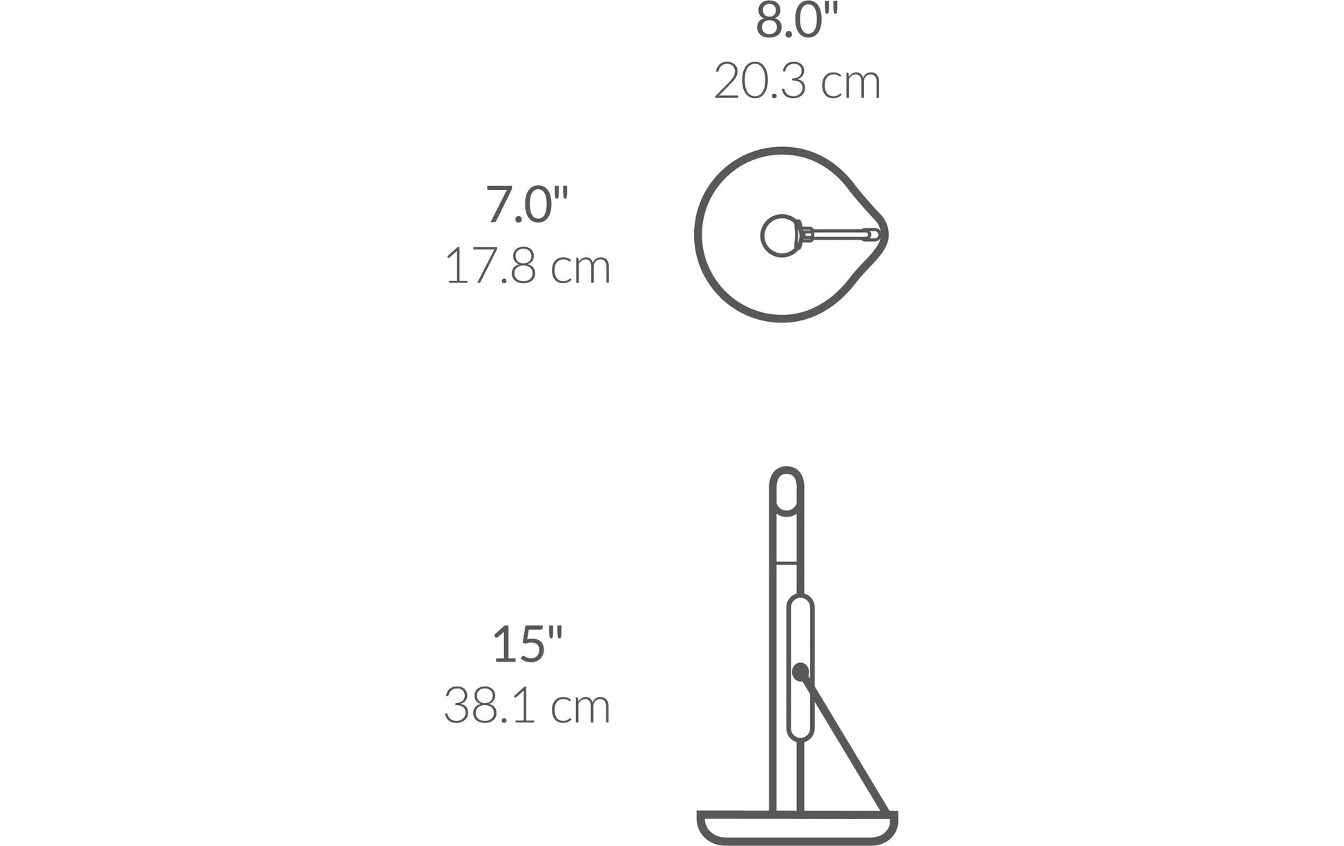simplehuman KT1204 – Küchenrollenhalter Edelstahl, 20,3 × 17,8 × 38,1 cm, Schwarz