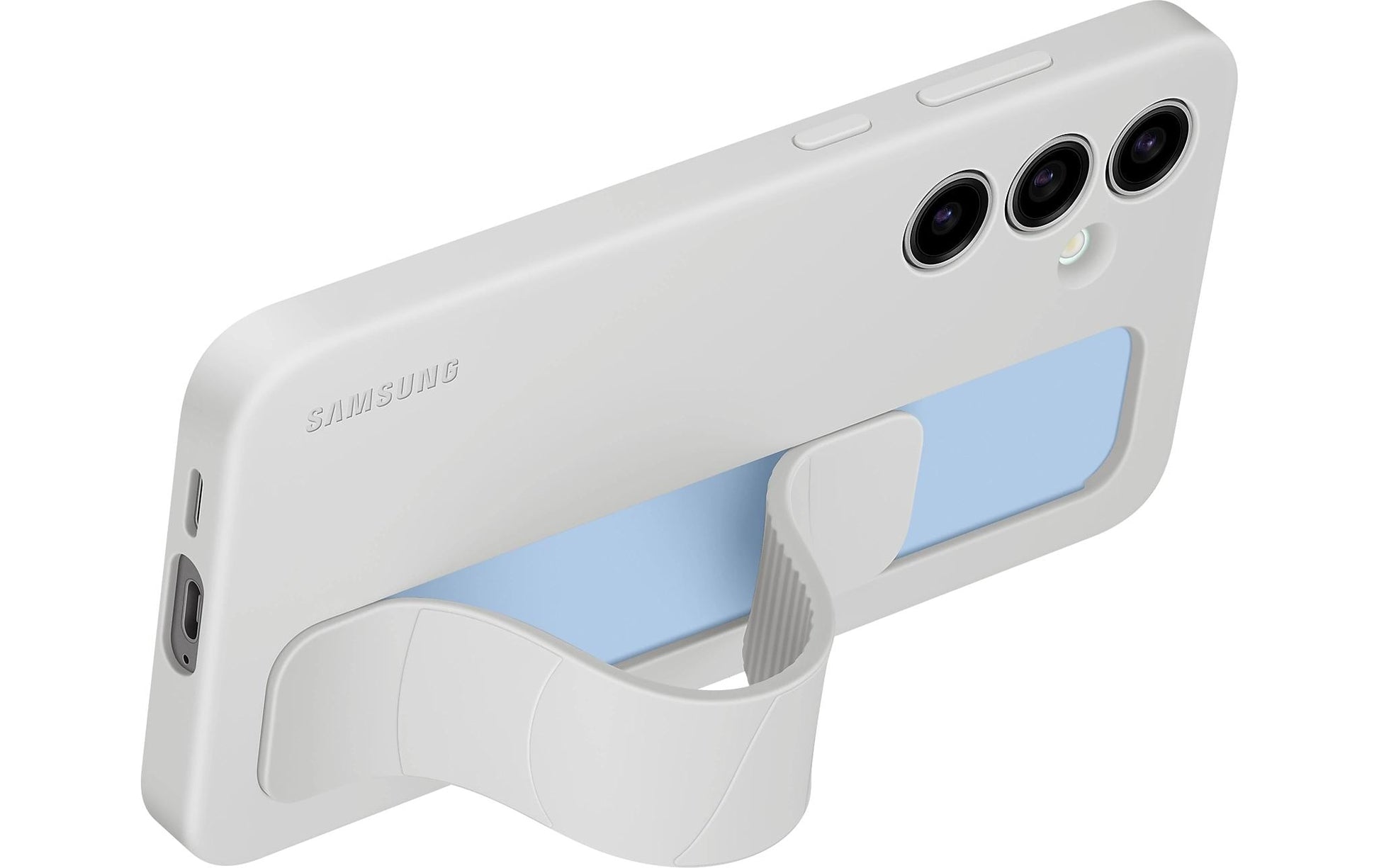Samsung Backcover – für Samsung Galaxy S24 FE – grau – Silikon