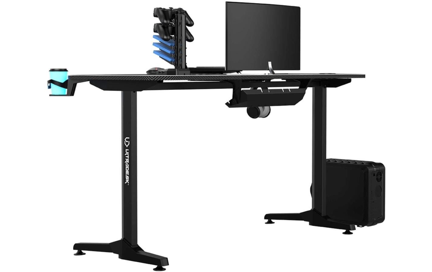 Ultradesk Frag V3 – Computertisch 1'400×600×760 mm, bis 90 kg, schwarz