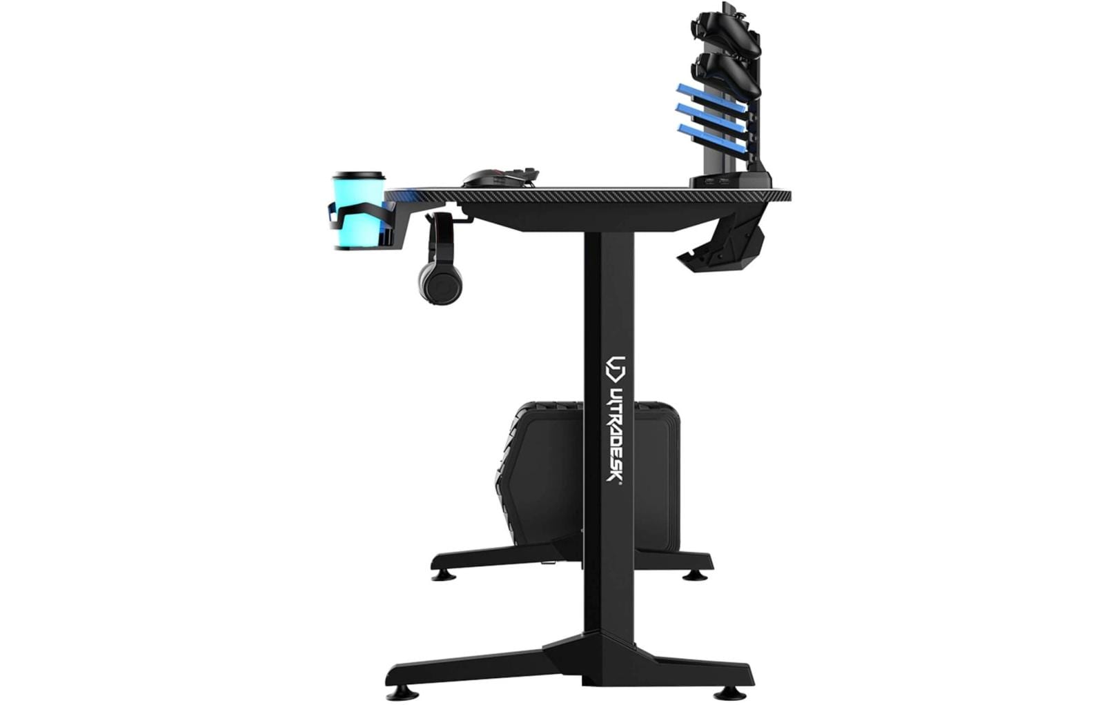 Ultradesk Frag V3 – Computertisch 1'400×600×760 mm, bis 90 kg, schwarz