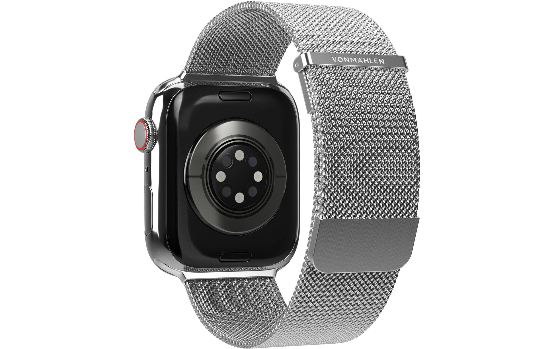 Vonmählen Milanese Loop 2 – Silber, für Apple Watch 40 mm, 41 mm, 42 mm