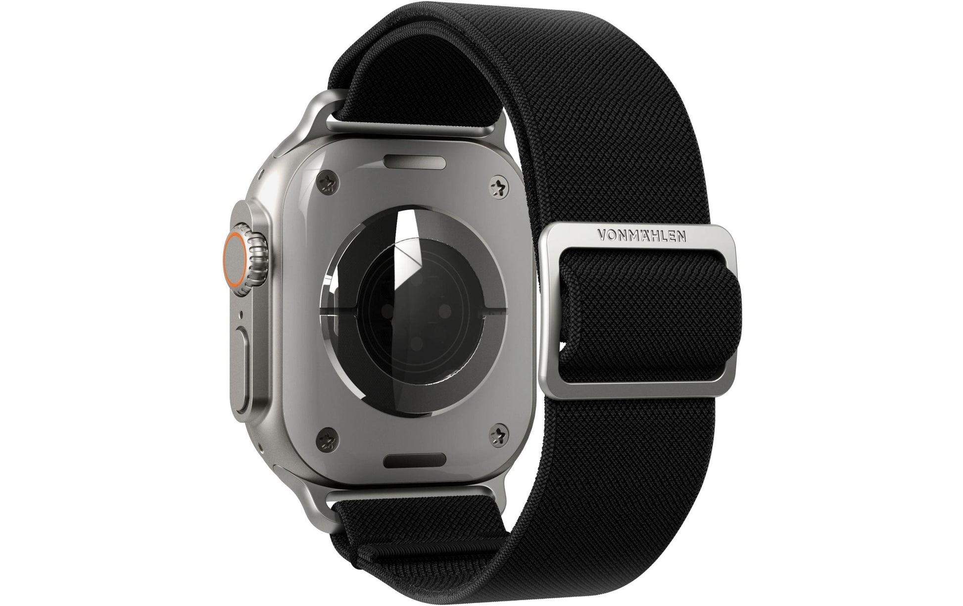 Vonmählen Classic Nylon Loop – Schwarz, für Apple Watch