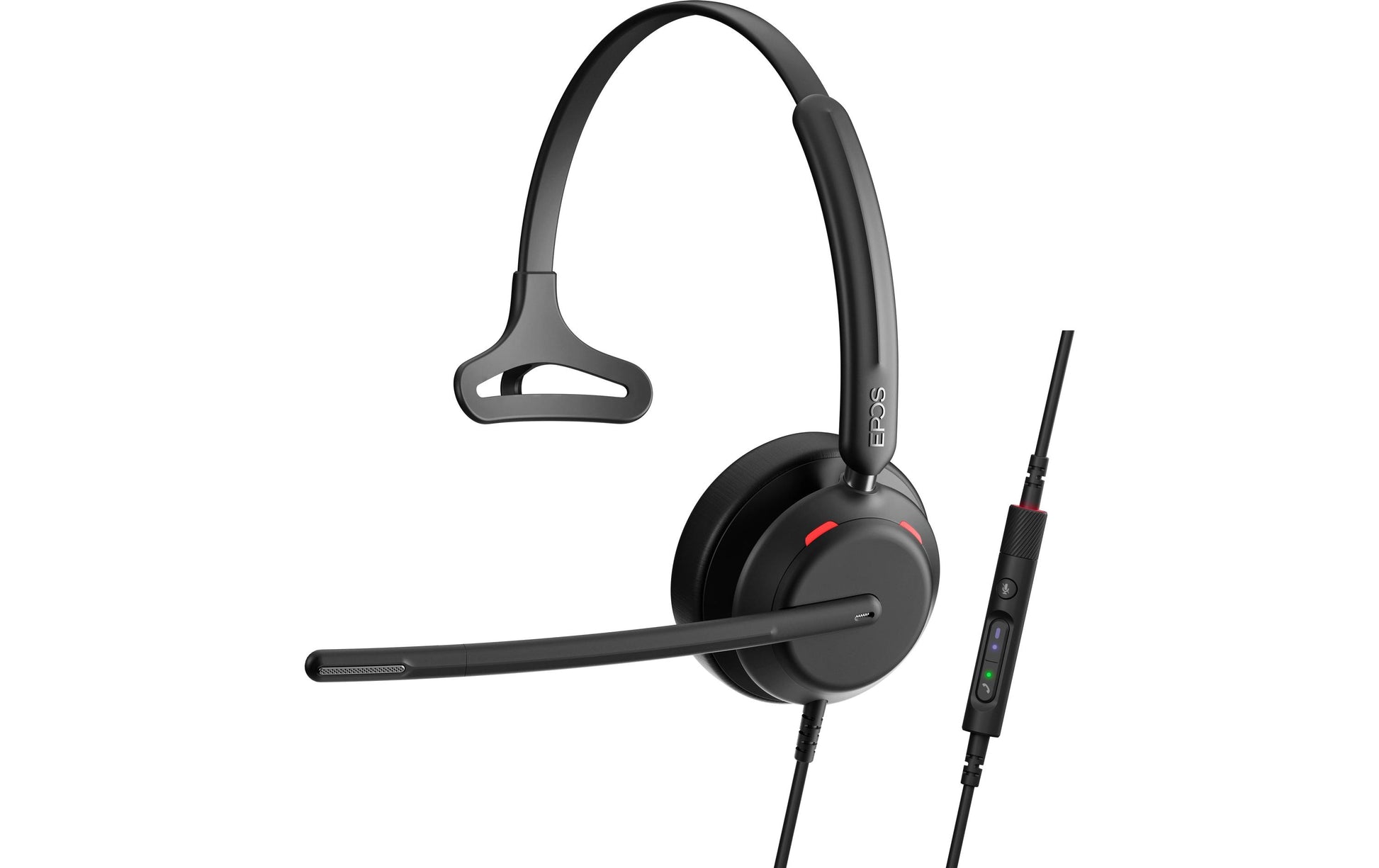 Epos IMPACT 730T – Mono-Headset – USB‑C (mit USB‑A-Adapter) – für Microsoft Teams