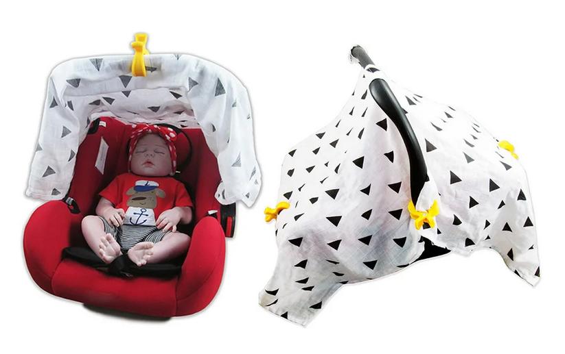 Little Bear Clip – Befestigungshaken – für Baby-Bett/Kinderwagen – schwarz, Kunststoff – 2 Stk.