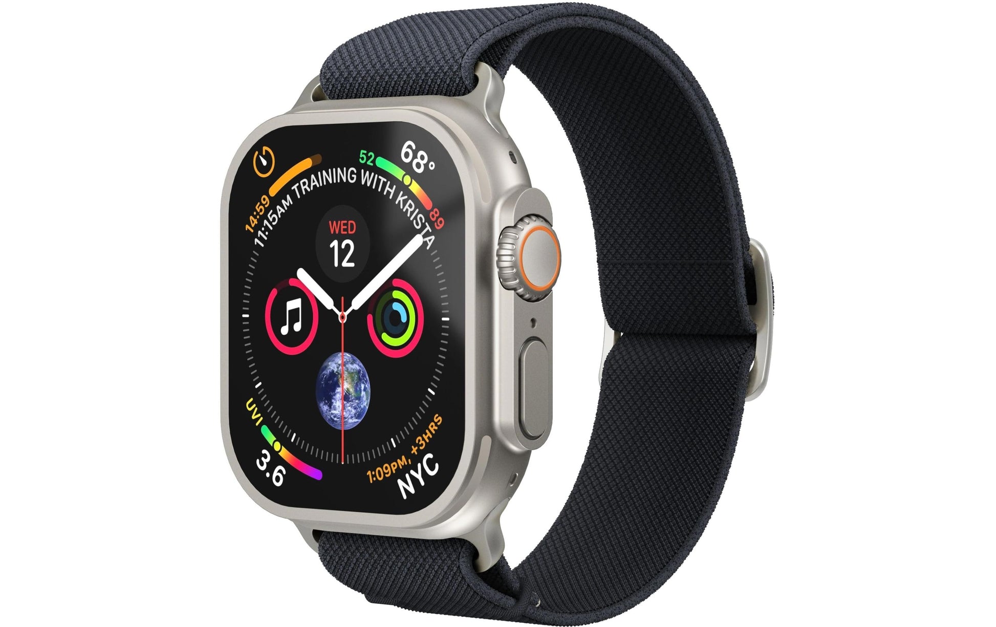 Vonmählen Classic Nylon Loop, Navy, für Apple Watch