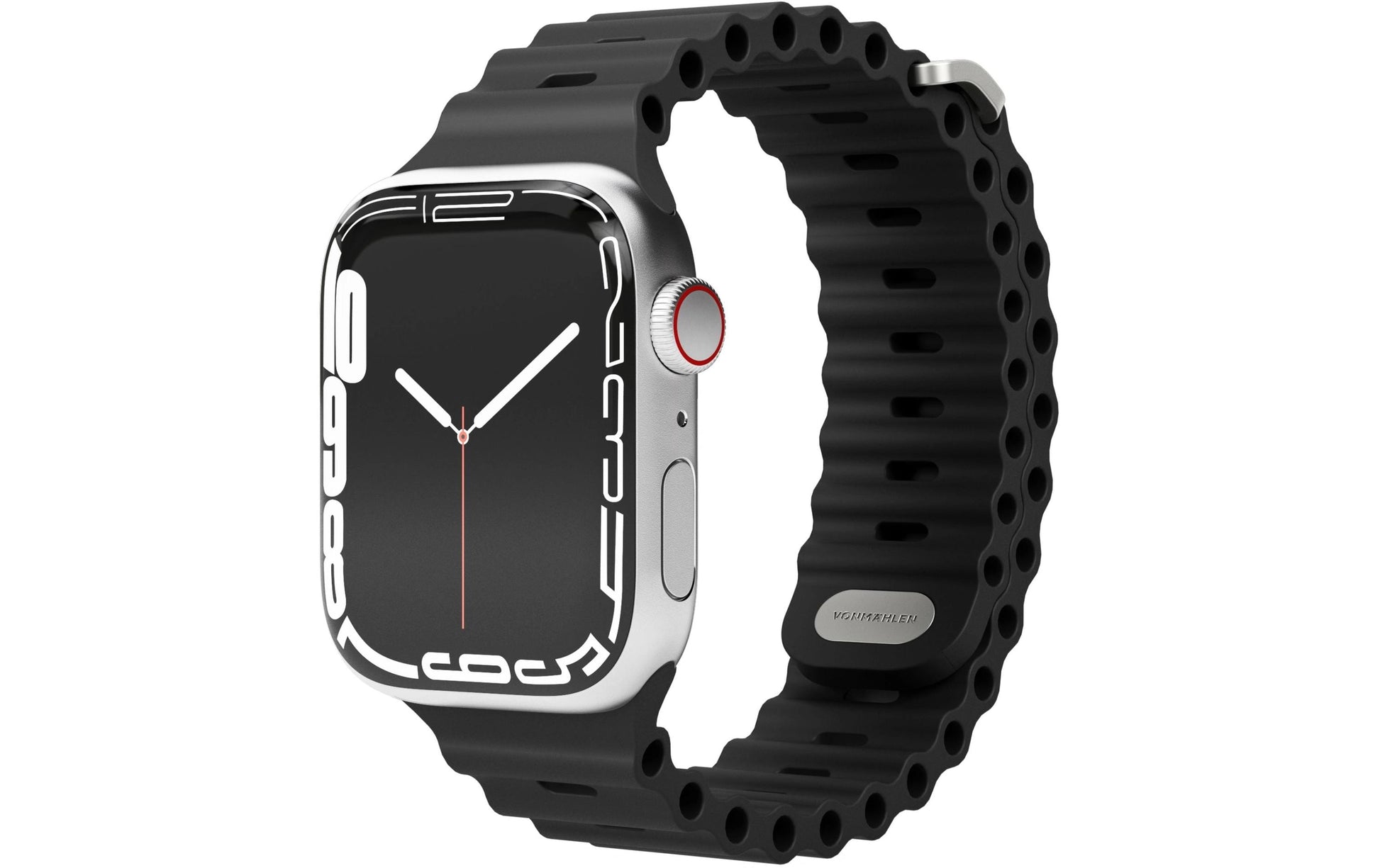 Vonmählen Wave Band 2 – Sportarmband, Schwarz, für Apple Watch