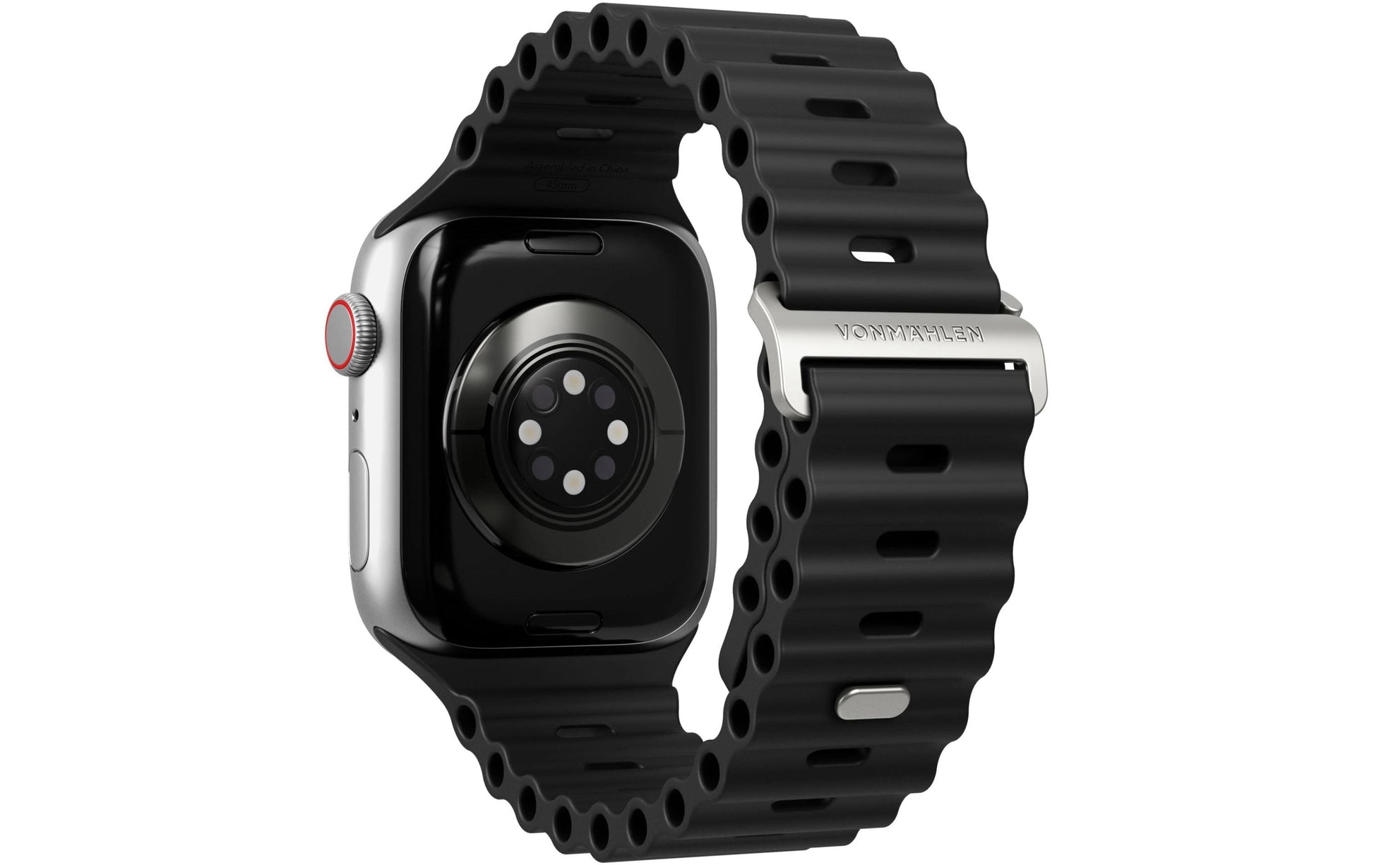 Vonmählen Wave Band 2 – Sportarmband, Schwarz, für Apple Watch