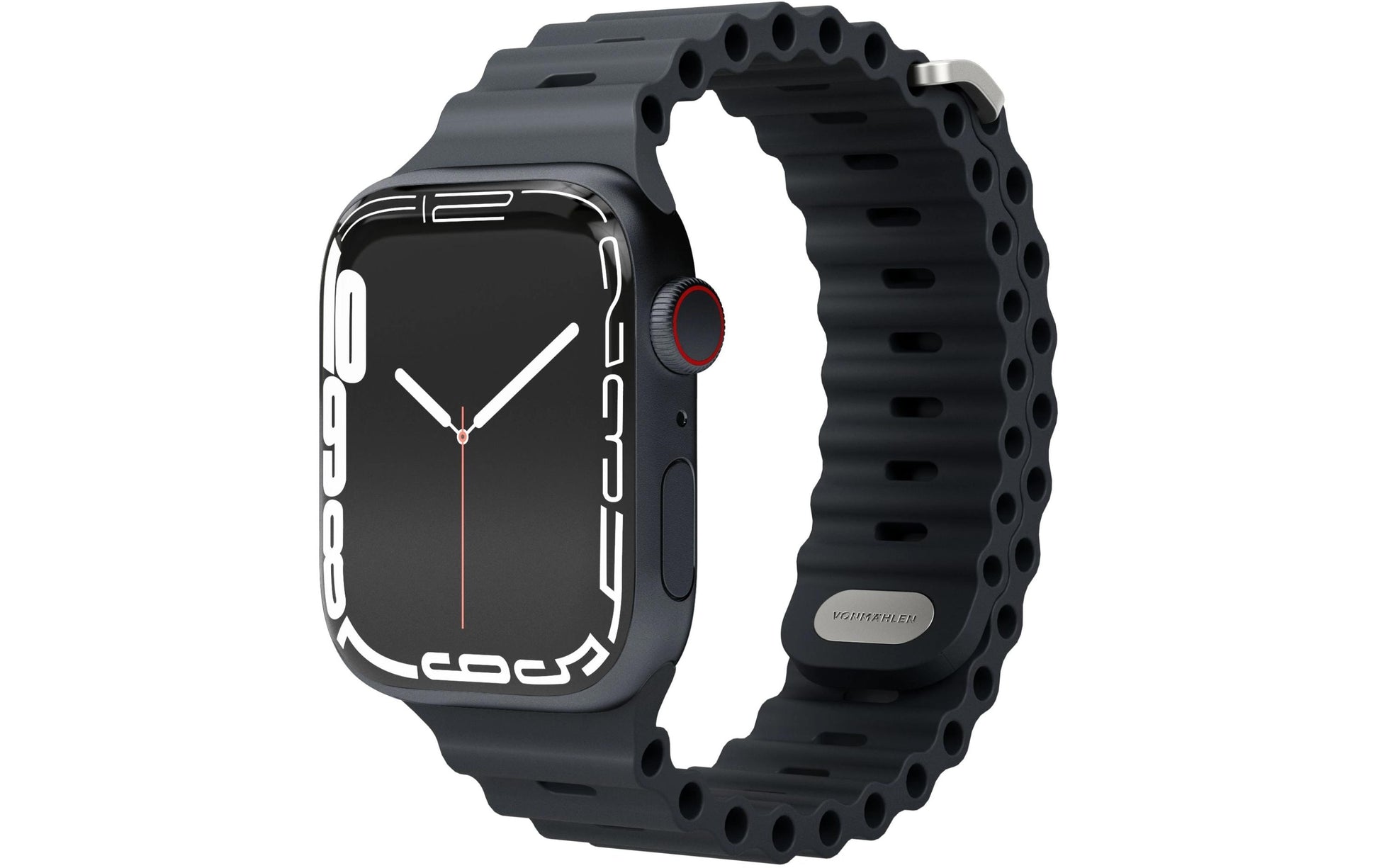 Vonmählen Wave Band 2 – Sportarmband, Navy, für Apple Watch 44–49 mm