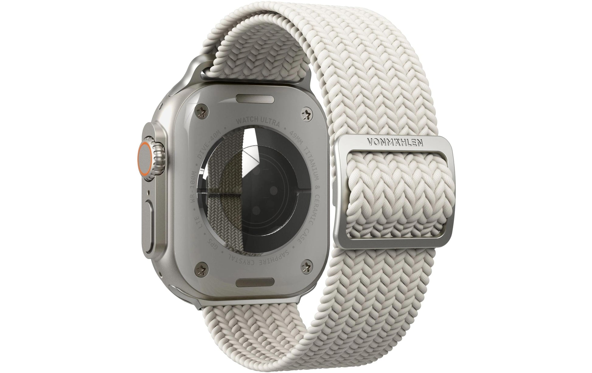 Vonmählen Woven Loop – Creme, für Apple Watch 40/41/42 mm