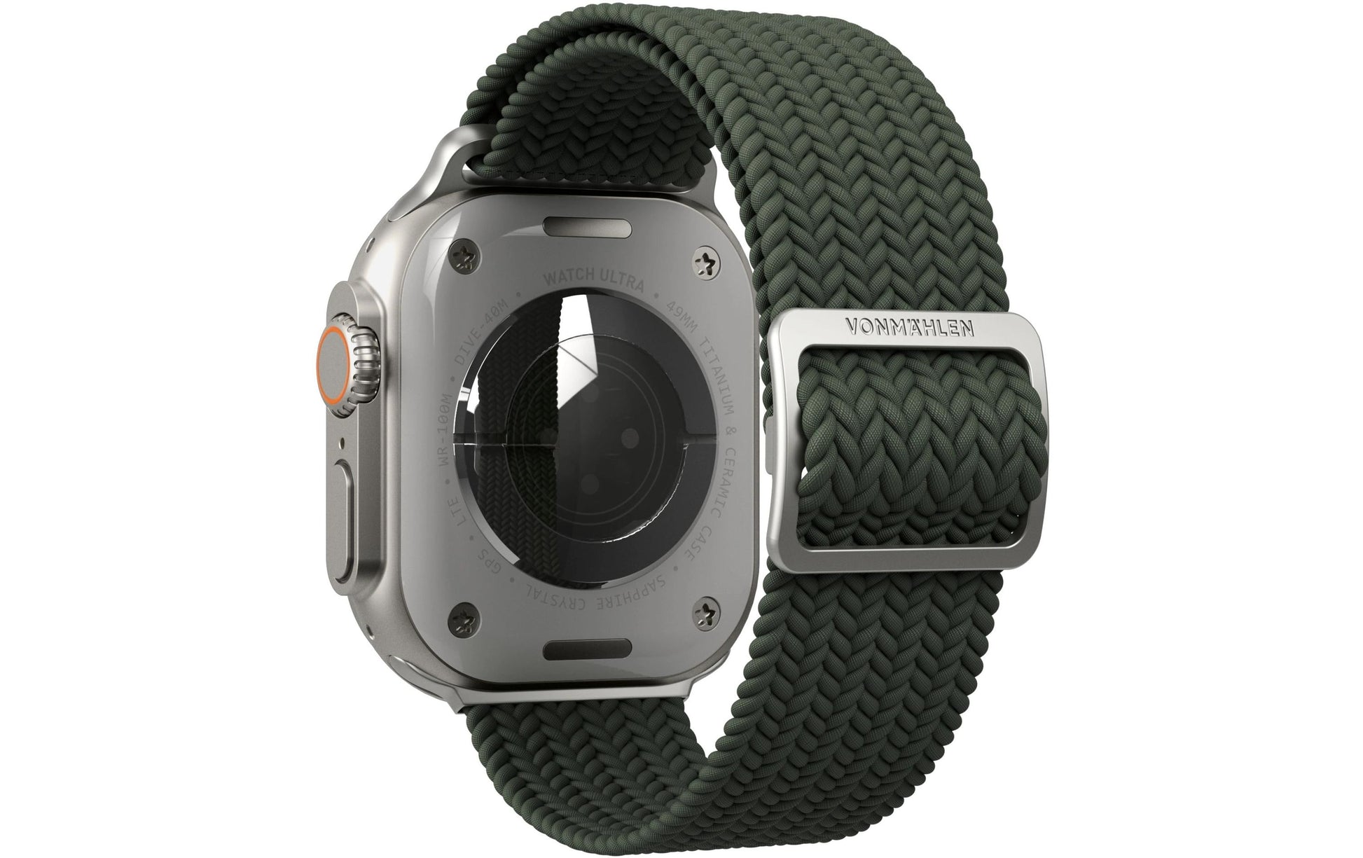 Vonmählen Woven Loop, Olive, für Apple Watch 40 mm, 41 mm, 42 mm