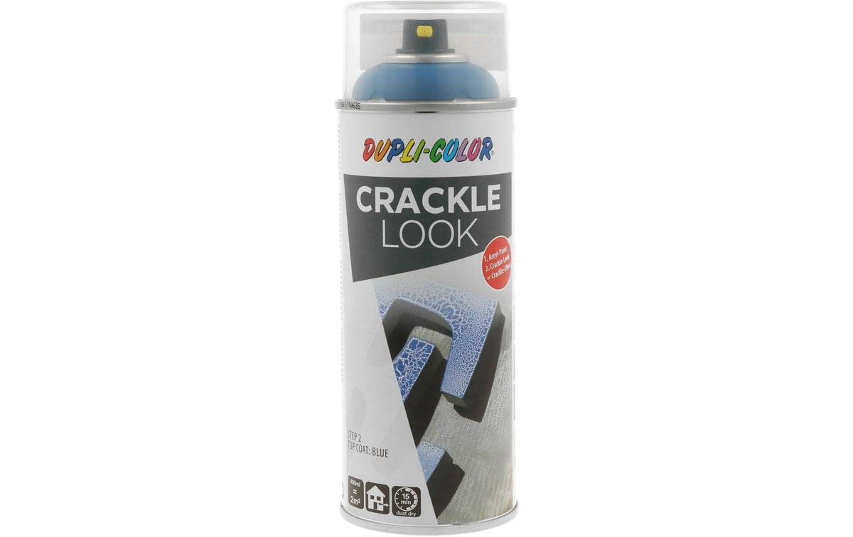 Dupli-Color Crackle Look Farbspray – Blau, matt – 400 ml – für Innen und Aussen