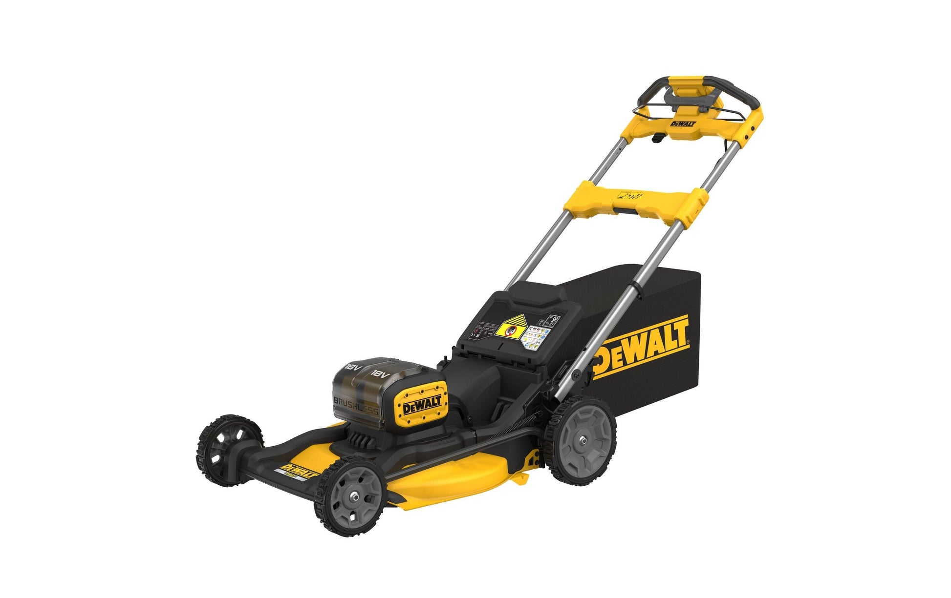 DeWalt Akku-Rasenmäher – 18 V – Schnittbreite 53 cm – Fassungsvermögen 67 l – Radantrieb – Solo – XR