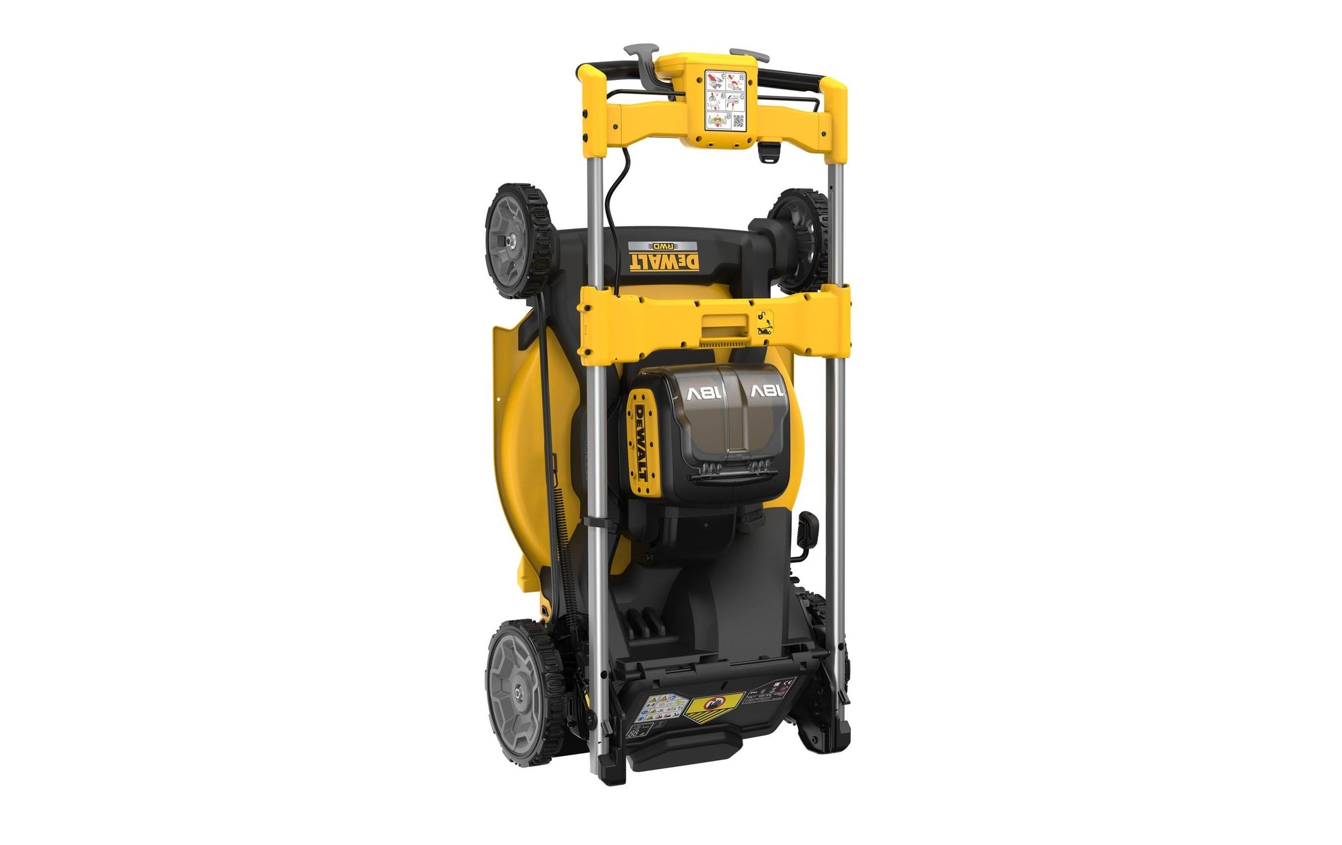 DeWalt Akku-Rasenmäher – 18 V – Schnittbreite 53 cm – Fassungsvermögen 67 l – Radantrieb – Solo – XR