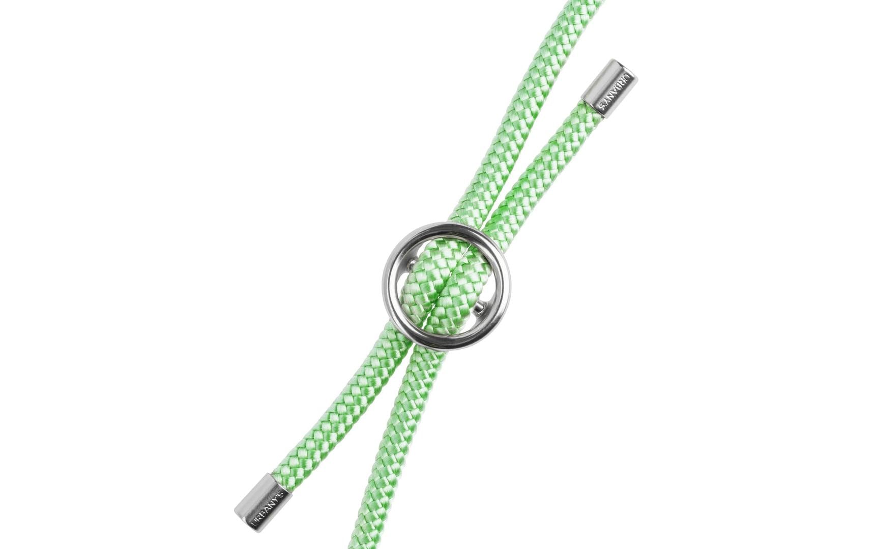 Urbany's Necklace Backcover – für Apple iPhone 16, PU, Granny Smith, mit Halsband