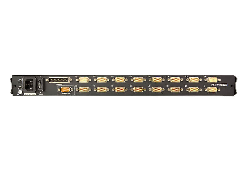 ATEN CL5716N – 17" Rack-LCD-Konsole – 16-Port VGA KVM – 1920 × 1200/60 Hz, FR-Layout – 1U