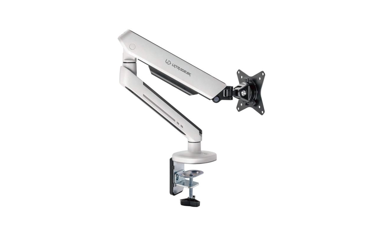 Ultradesk Monitorarm Tischhalterung – 1 Monitor – bis 32" – bis 9 kg/Monitor – höhenverstellbar, neigbar