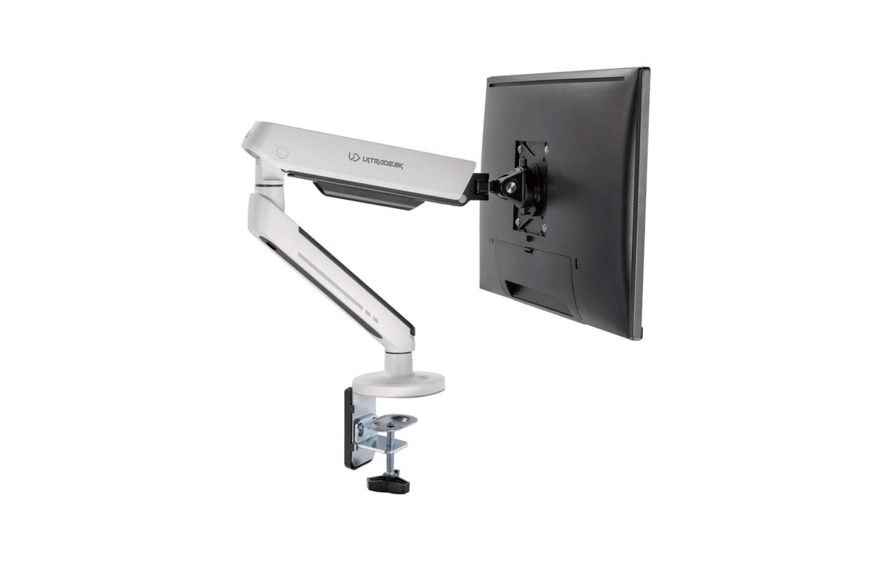 Ultradesk Monitorarm Tischhalterung – 1 Monitor – bis 32" – bis 9 kg/Monitor – höhenverstellbar, neigbar