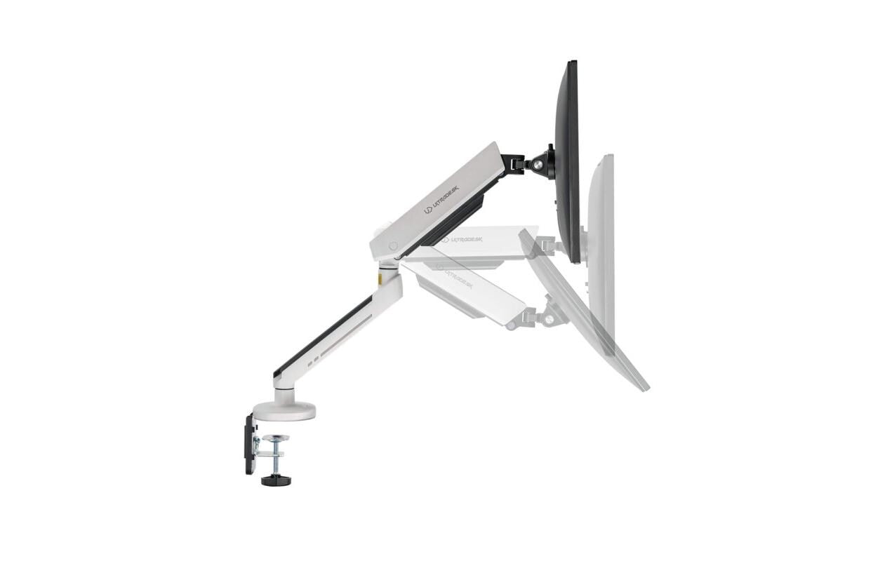 Ultradesk Monitorarm Tischhalterung – 1 Monitor – bis 32" – bis 9 kg/Monitor – höhenverstellbar, neigbar