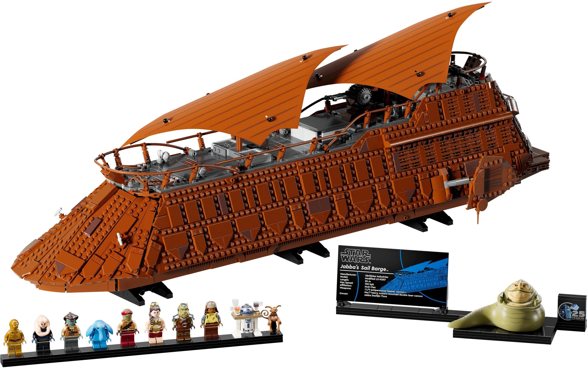 LEGO Jabbas Segelbarke Bausatz – Star Wars – 3943-teilig – 77 × 25 × 25 cm – ab 18 J.