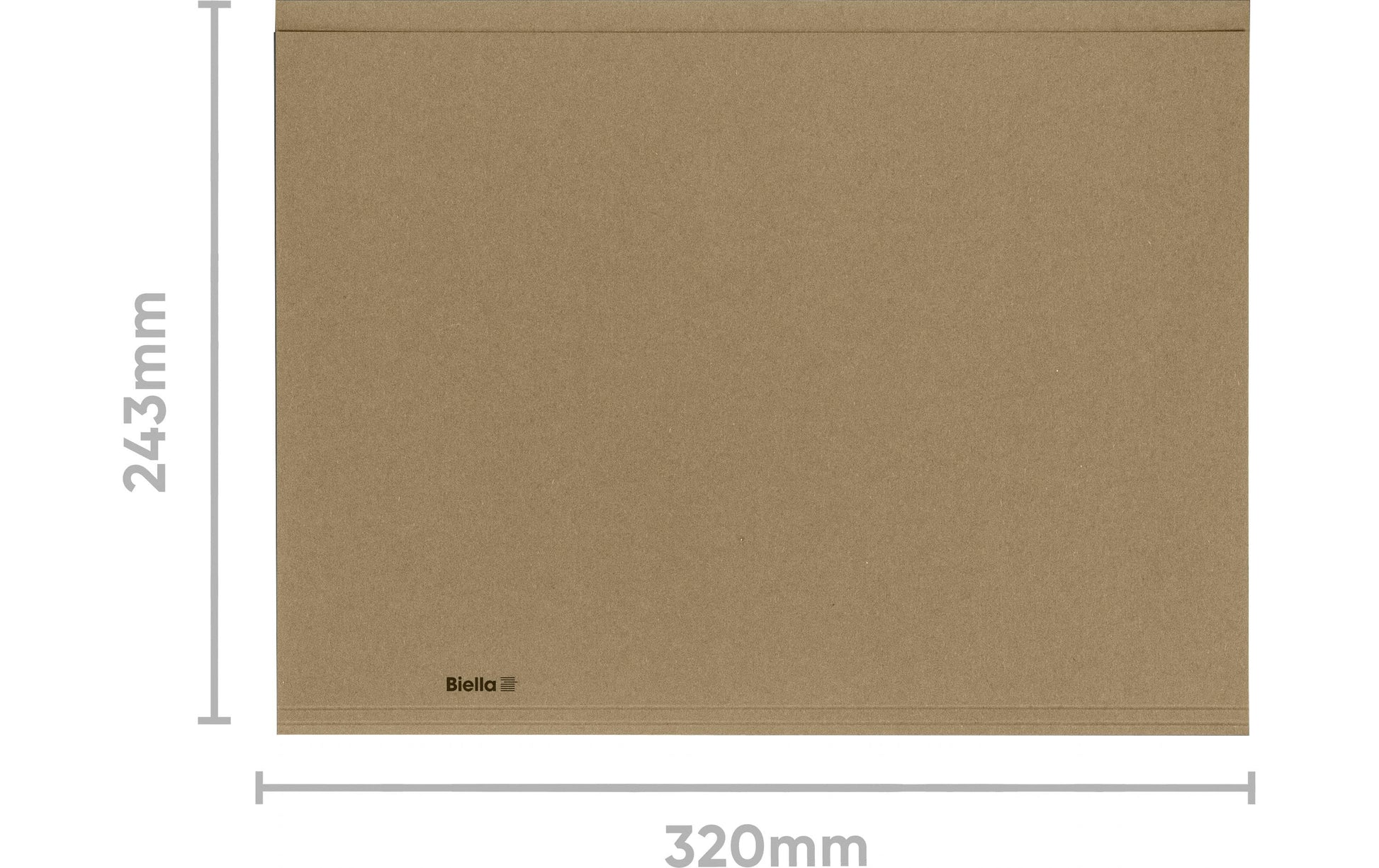 Biella Sammelmappe, Karton, Beige, 32 × 23,3 cm