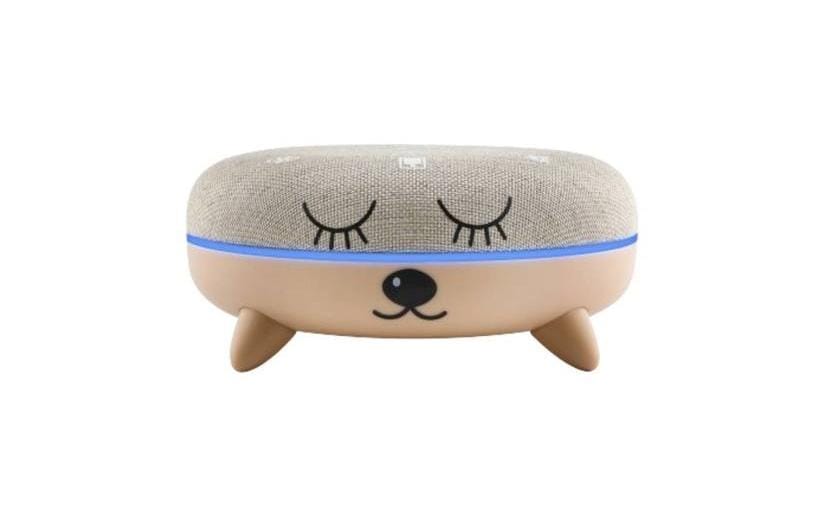 Terraillon Zen Box Kids Musikspielzeug – Weissrauschen-Generator, 7 Melodien, Bluetooth, USB-C – Grau/Beige