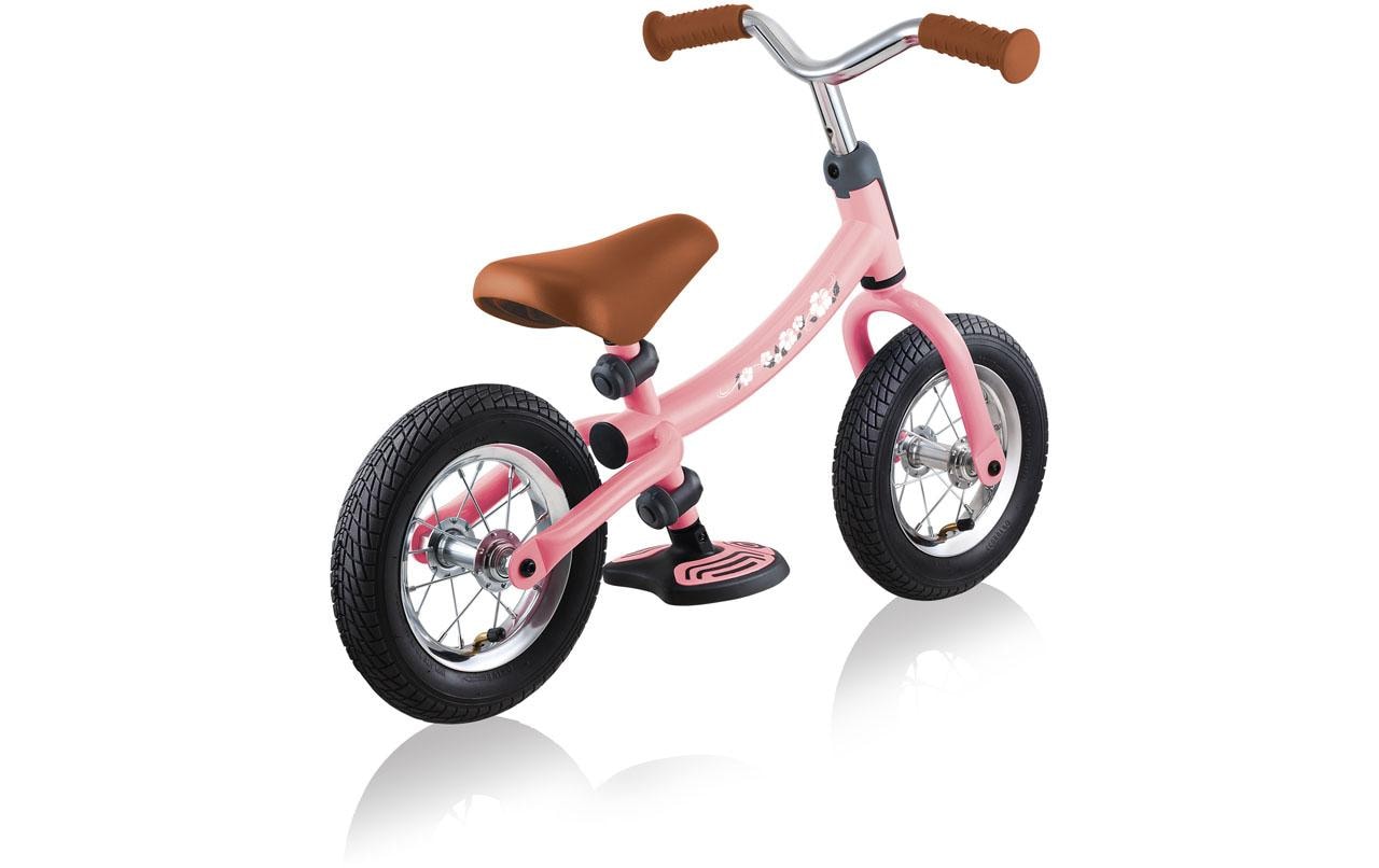 Globber GO BIKE AIR Aufsitzlaufrad – Aufblasbare Räder, Verstellbar – Ab 3 Jahren – Aluminium – Rosa