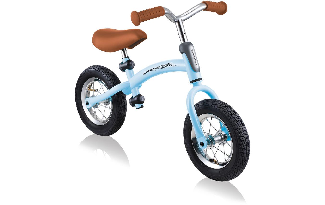 Globber GO BIKE AIR Aufsitzlaufrad – Luftreifen Ø 25,4 cm, verstellbar – ab 3 Jahren – Hellblau