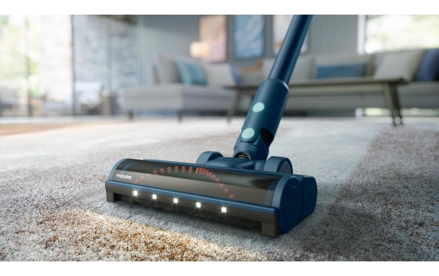 Philips Stabstaubsauger XC5041/01 – 0,6 l, Akkubetrieb, 84 dB(A), 25 V