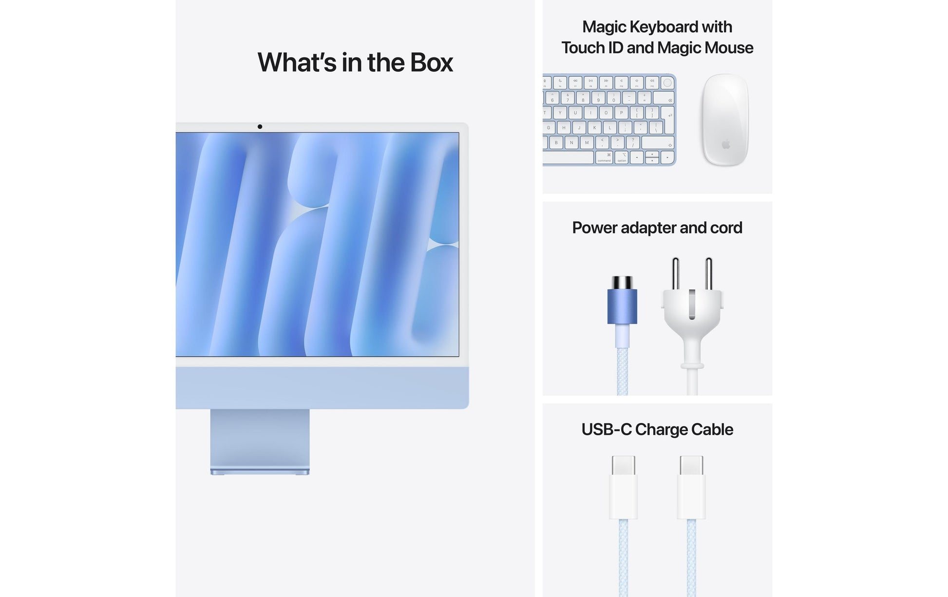Apple iMac All-in-One – 23,5" 4,5K, Apple M4, 16 GB RAM, 256 GB SSD, macOS Sequoia