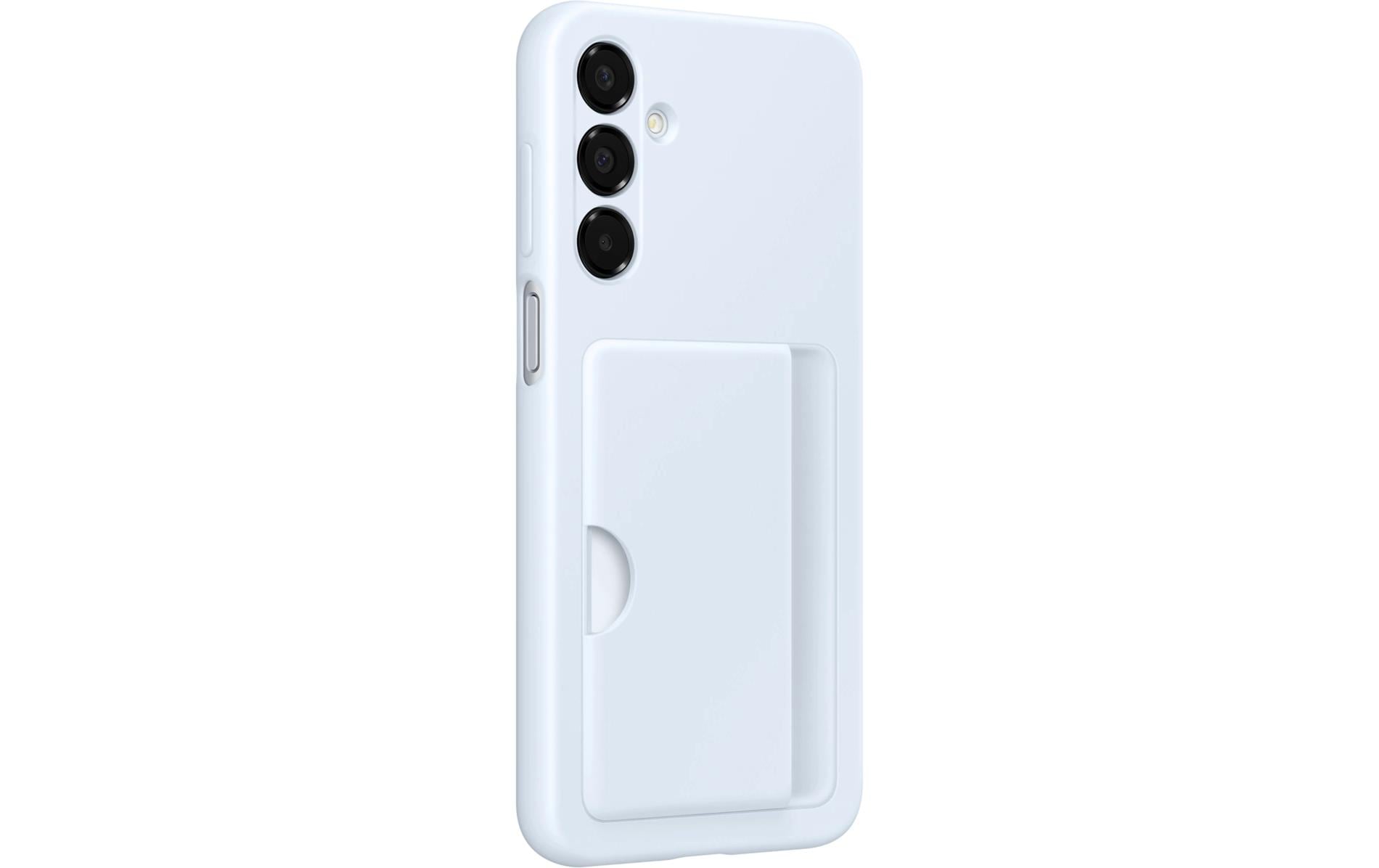 Samsung Backcover – für Samsung Galaxy A16 5G, mit Kartenfach, Kunststoff, Hellblau
