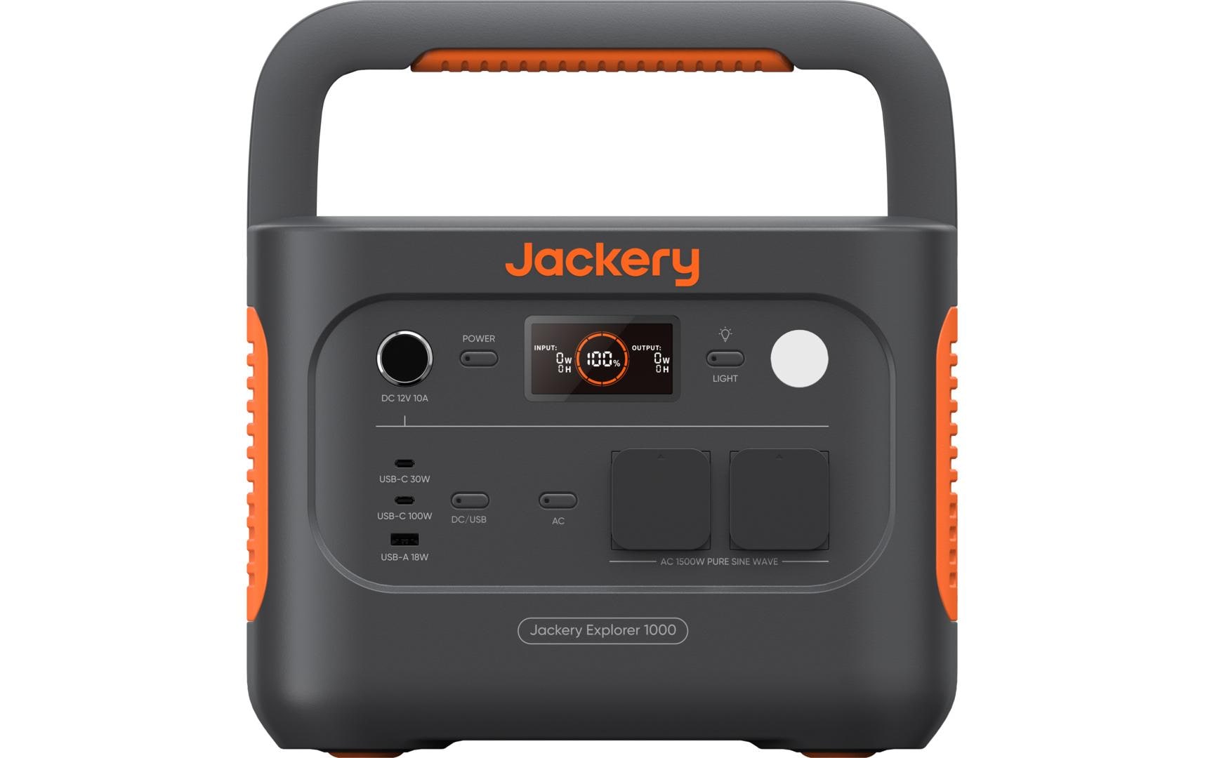 Jackery Explorer 1000 V2 – Powerstation – 1'070 Wh, LiFePO4