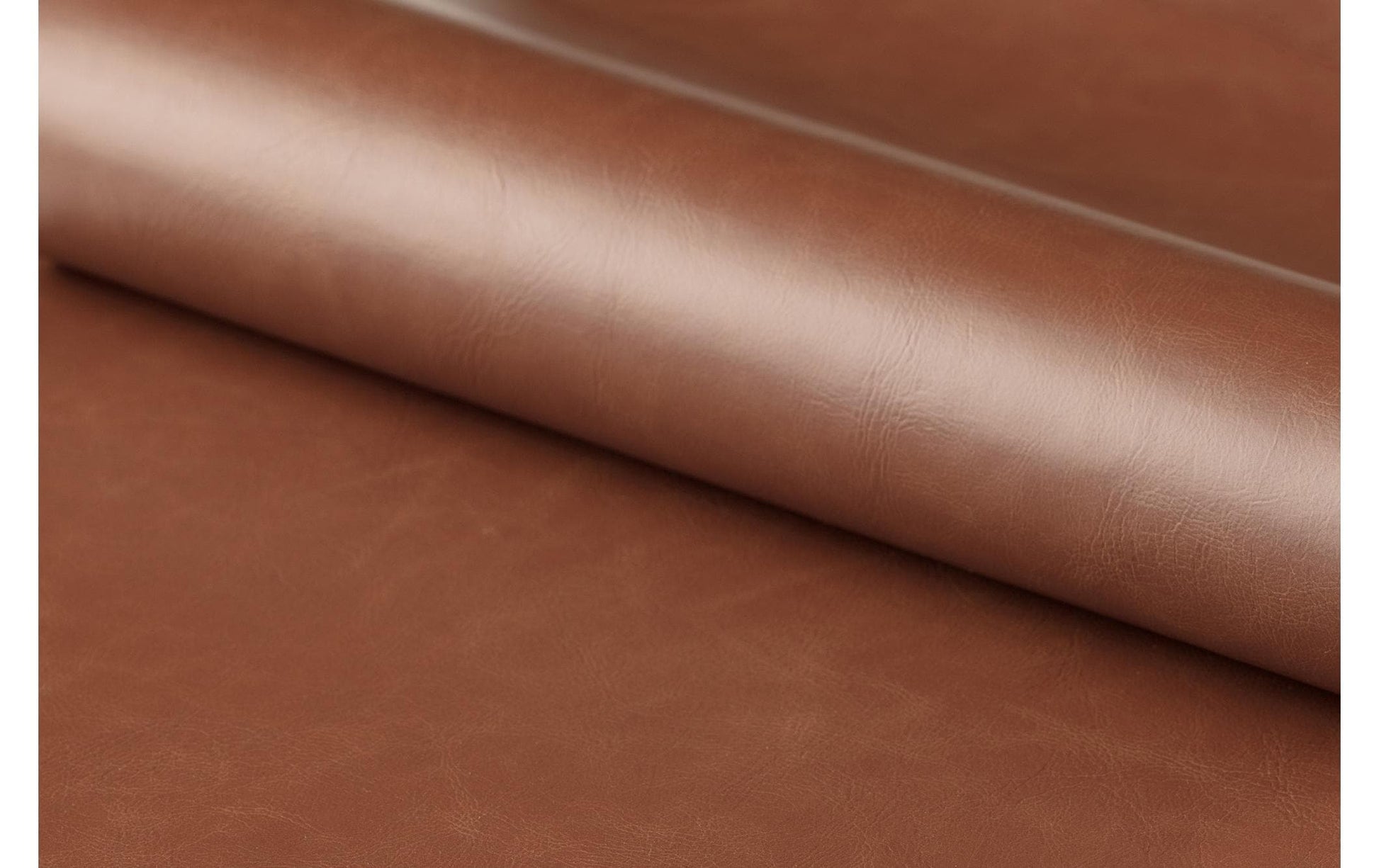 AC Design Nora Bürostuhl – Kunstleder – Braun, gepolsterte Armlehnen