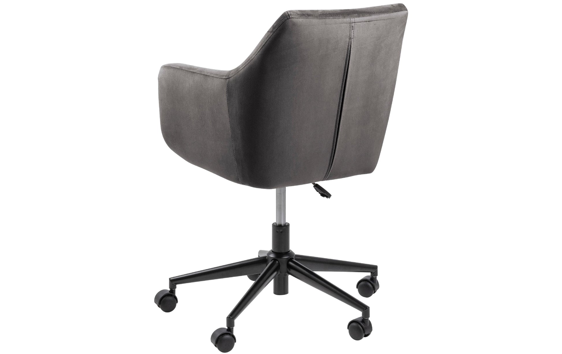 Actona AC Design Bürostuhl Nora – Stoff, Metallfuss, Dunkelgrau