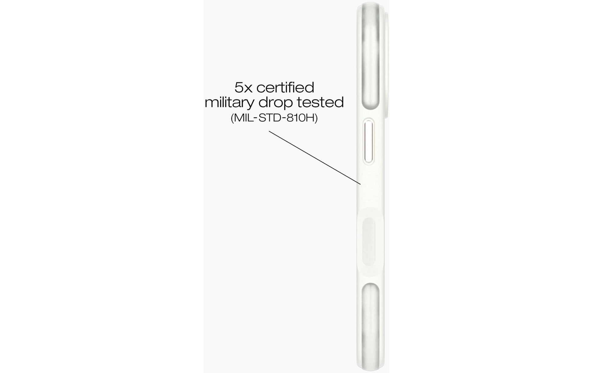 Ideal of Sweden – Backcover – für Apple iPhone 16 – Cloudy White – TPU/PC – MagSafe-kompatibel
