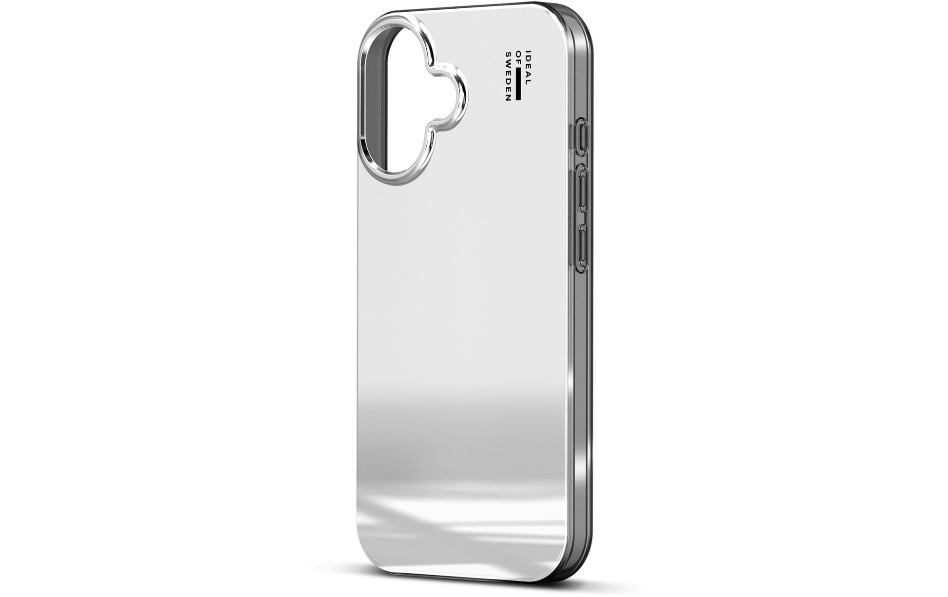 iDeal of Sweden Cover Mirror – Backcover – für Apple iPhone 16, MagSafe, TPU, Silber, bis 3 m Sturzsicher
