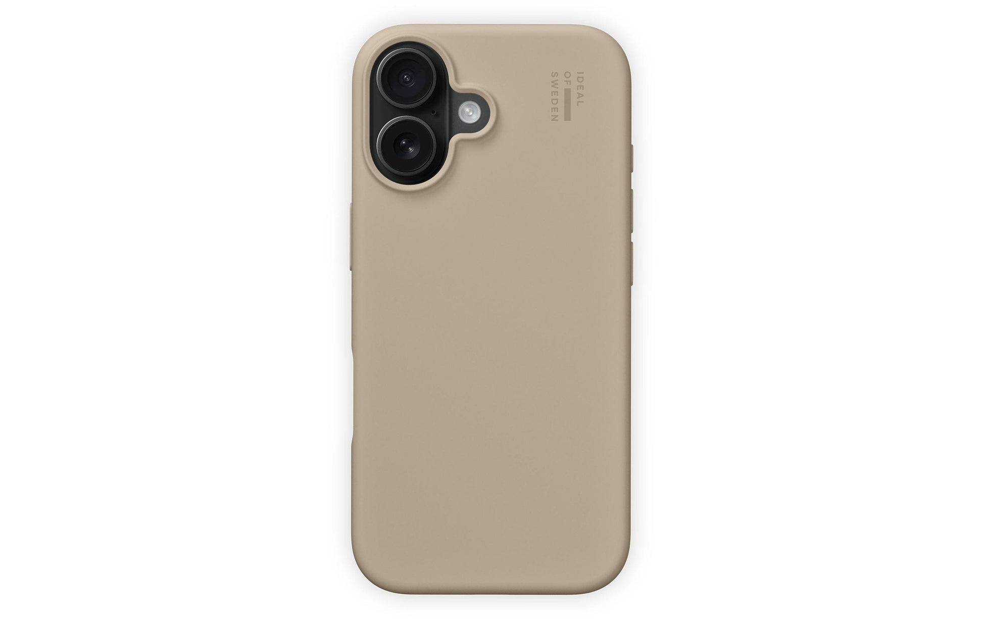 iDeal of Sweden Backcover – für Apple iPhone 16, MagSafe, Polyester+Silikon, Beige, bis 2 m sturzsicher
