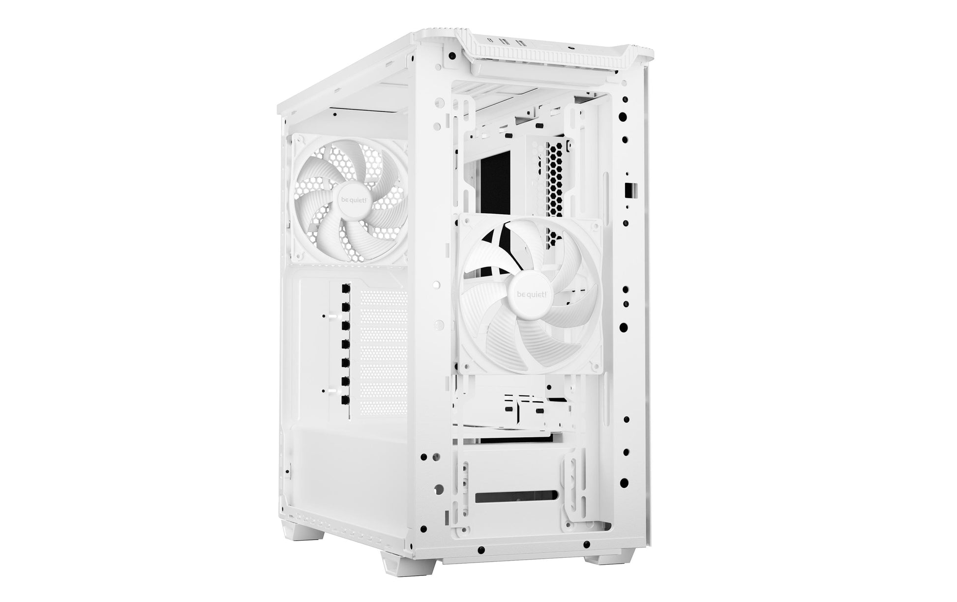 be quiet! be quiet Pure Base 501 – PC-Gehäuse – Midi-Tower, Seitenfenster, ATX, micro ATX, Mini-ITX, 7 Slots, Weiss
