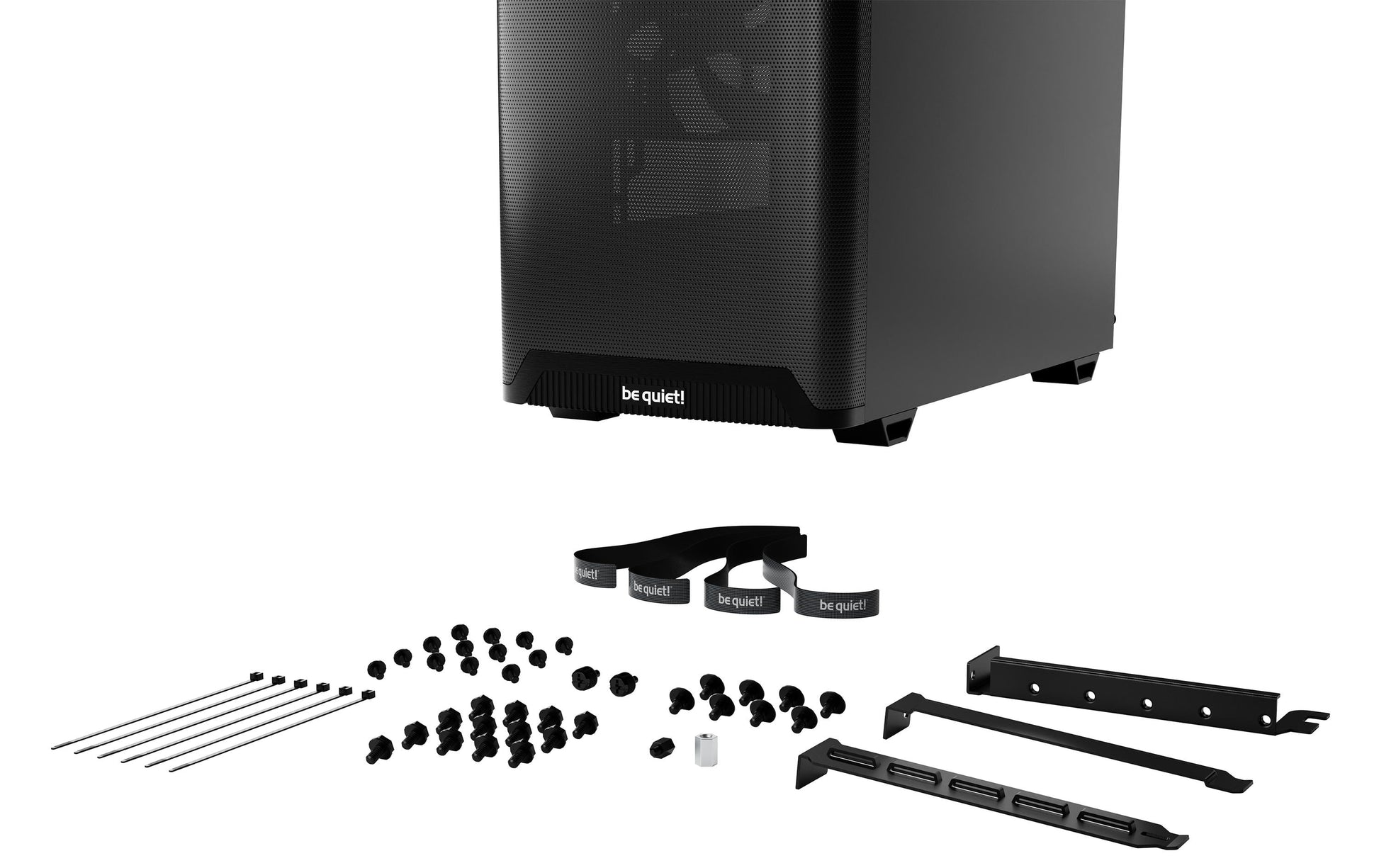 be quiet! be quiet Pure Base 501 Window – Midi Tower, Schwarz, Seitenfenster, 1×140 mm vorne, 1×140 mm hinten, ATX