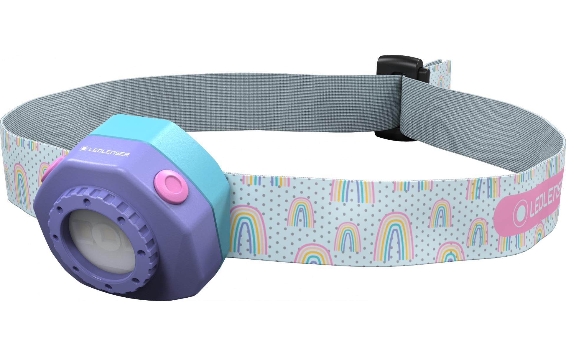 Ledlenser Stirnlampe KIDLED4R – 40 lm, 9 m, IP44, Laufzeit 18 h – Lila