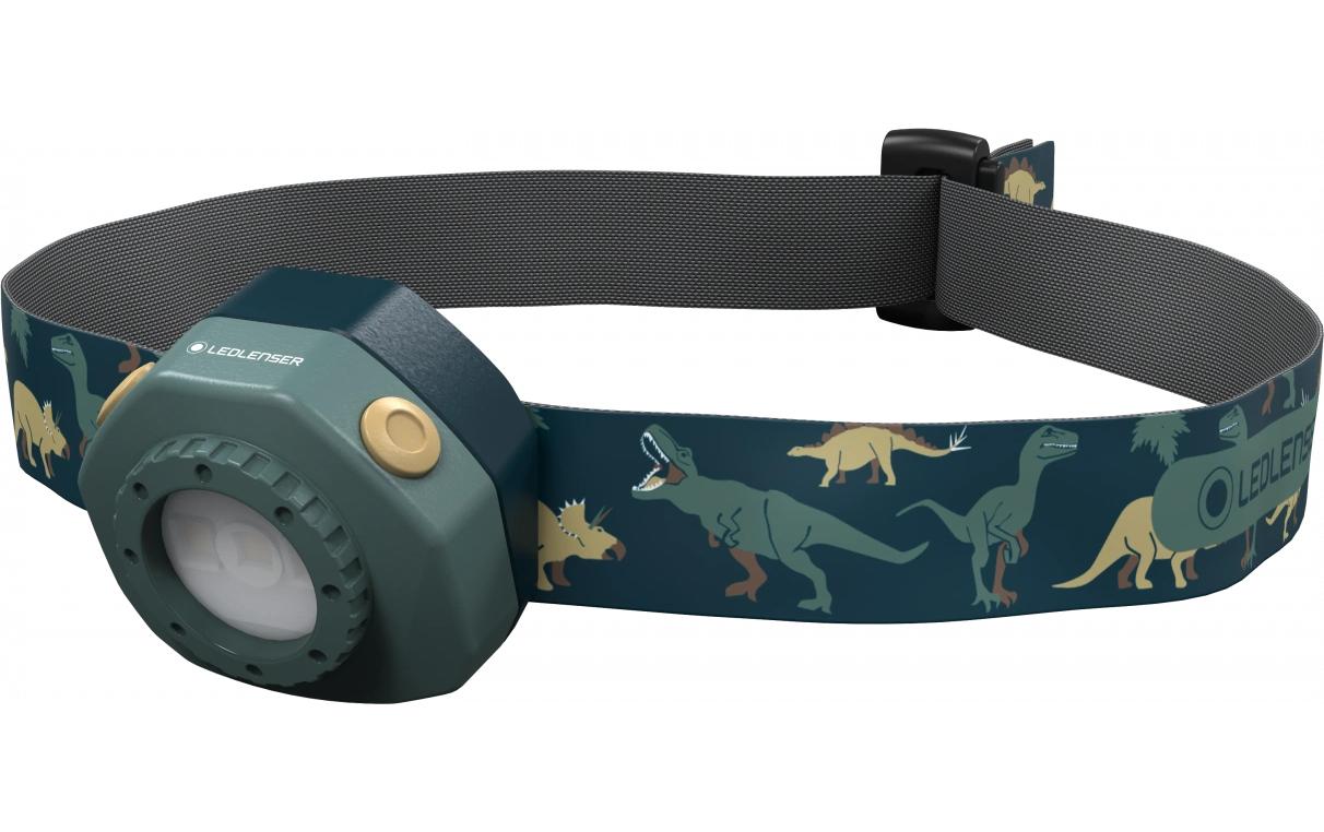 Ledlenser Stirnlampe KIDLED4R – 40 lm, 9 m, IP44, Laufzeit 18 h – Grün