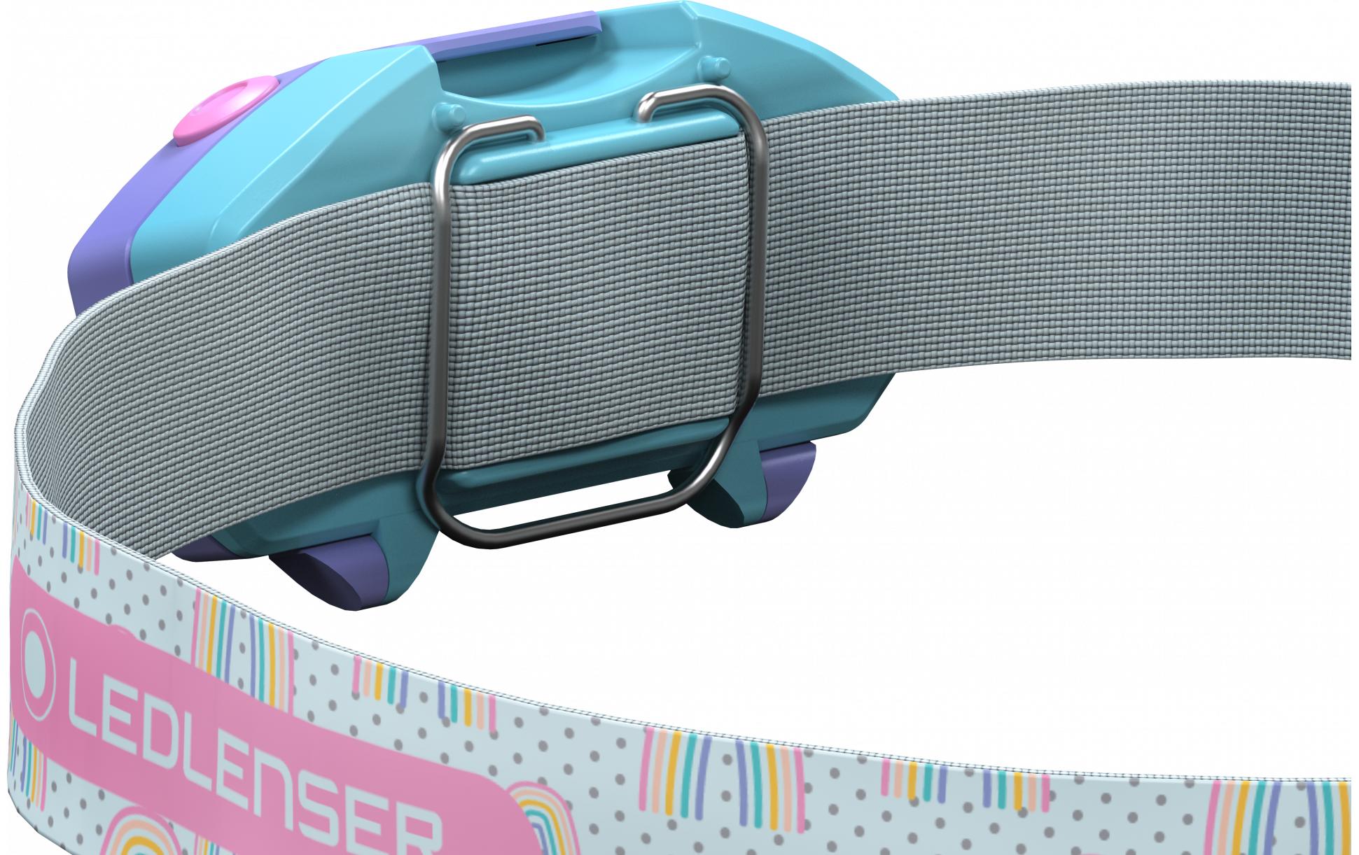 Ledlenser Stirnlampe KIDLED2 – 40 lm, 9 m, IP44, Laufzeit 20 h – Violett