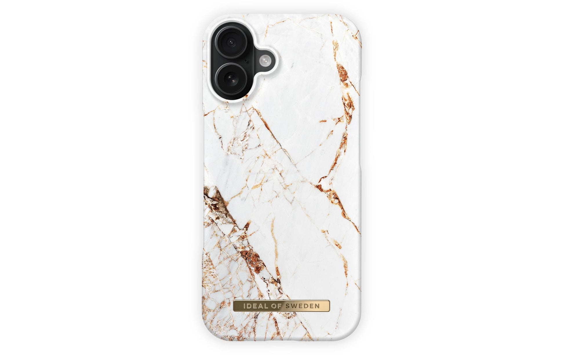 iDeal of Sweden Backcover – für Apple iPhone 16 Plus, MagSafe, PC, Weiss, Carrara Gold