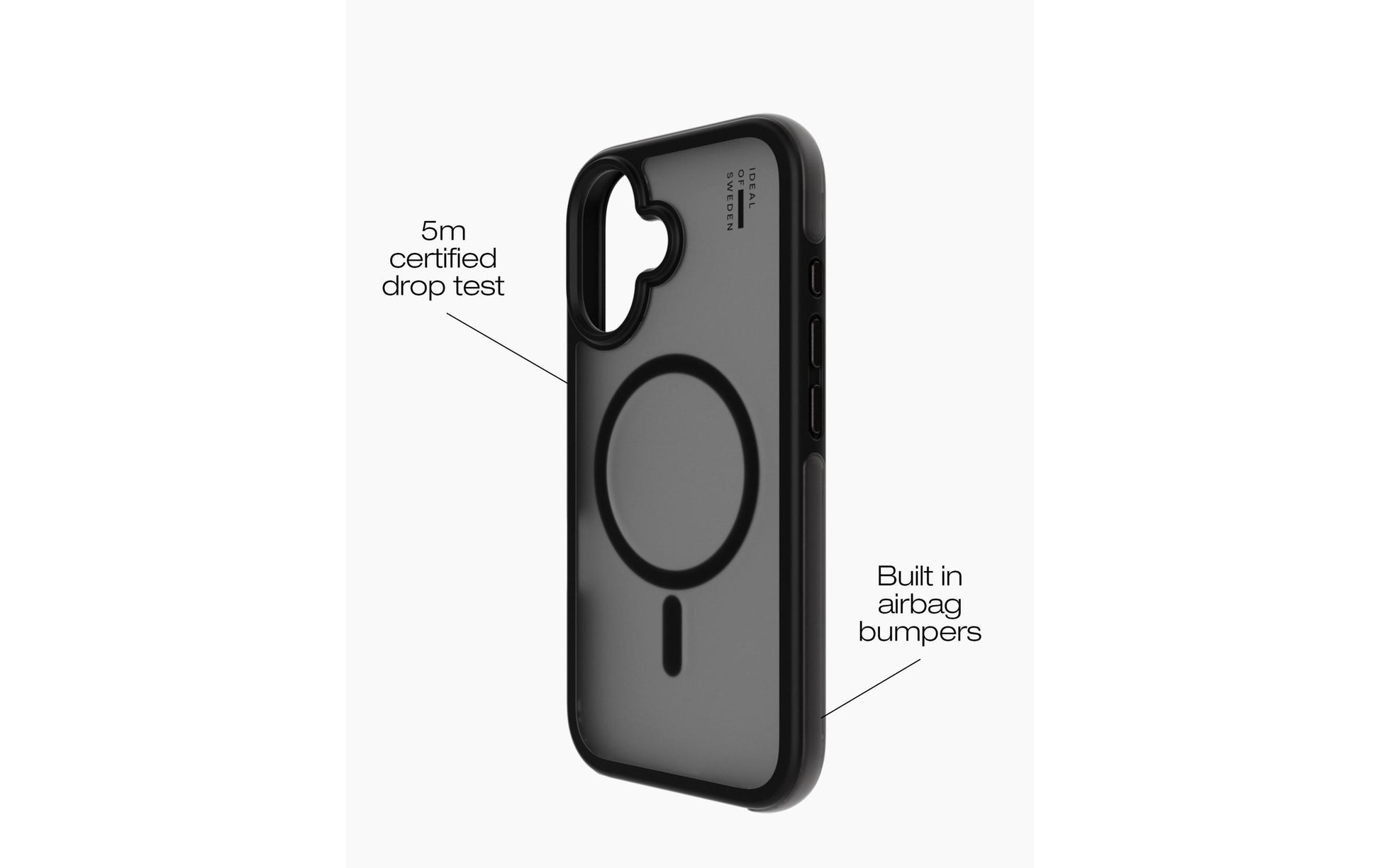 Ideal of Sweden – Backcover – für Apple iPhone 16 Plus – schwarz – PC, MagSafe-kompatibel